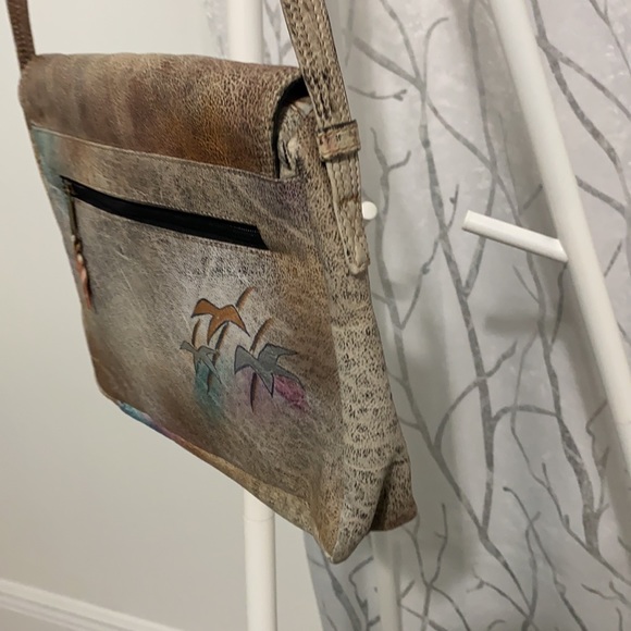 🦒 🦁 The animal hand painted genuine leather bag - Picture 4 of 16
